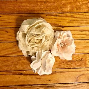 Hair Flower Clips (3)